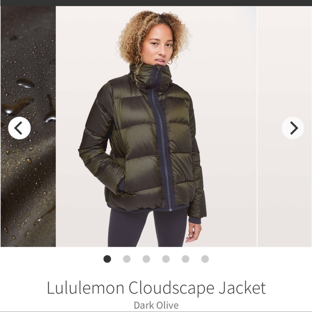 Lululemon Cloudscape olive green jacket - Picture 10 of 11
